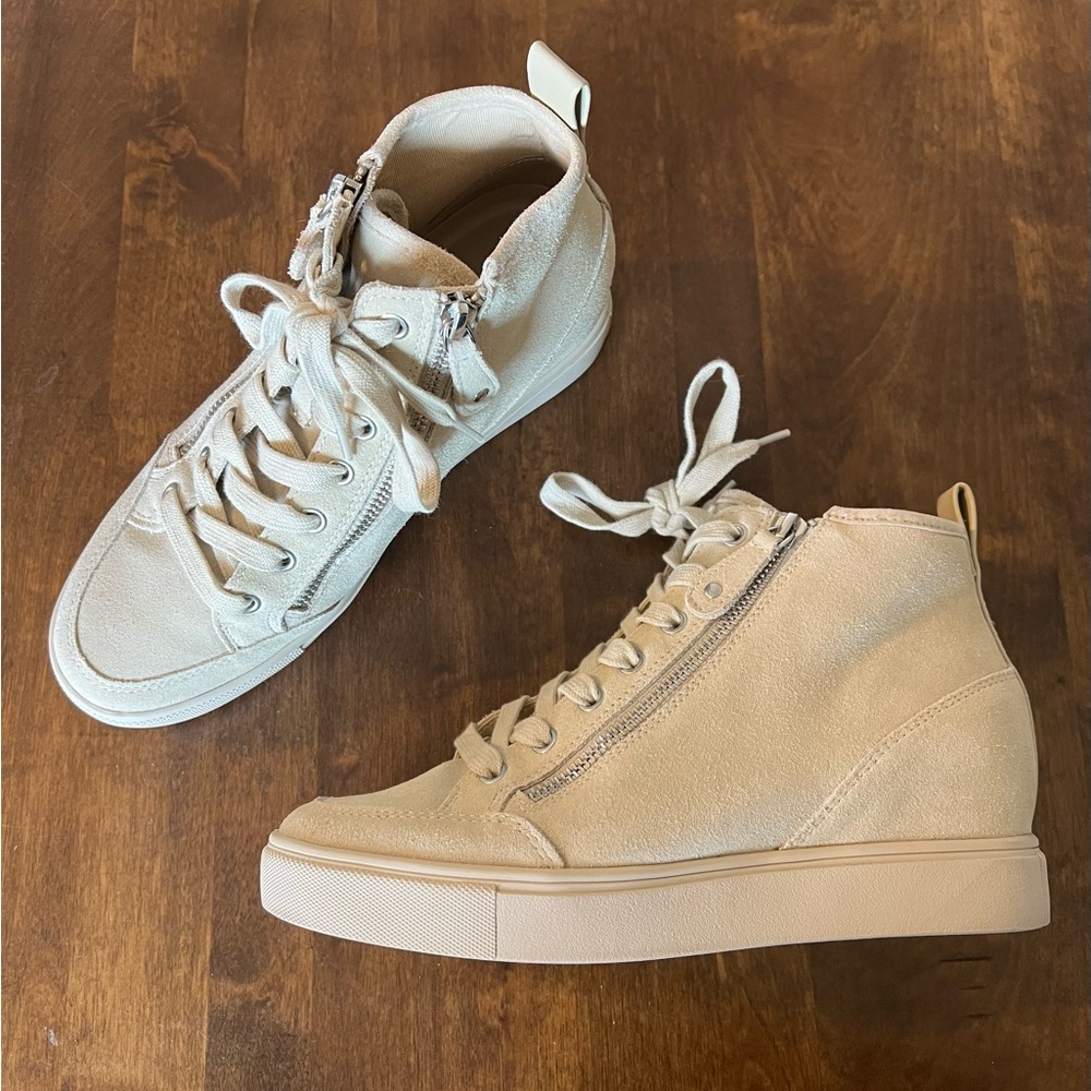 Steve Madden Cornell Hidden Wedge Hightop Sneakers
